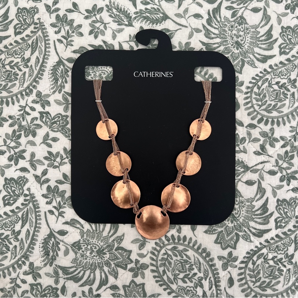 Catherines Copper Necklace, NWT